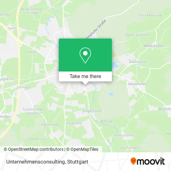 Карта Unternehmensconsulting