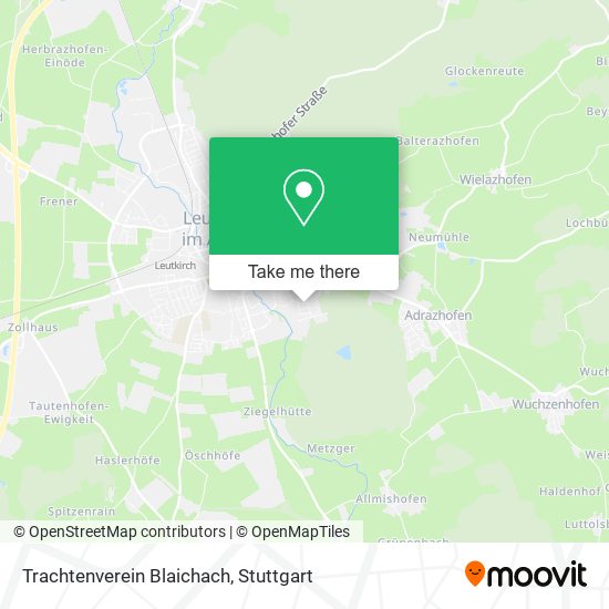 Trachtenverein Blaichach map