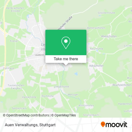 Auen Verwaltungs map