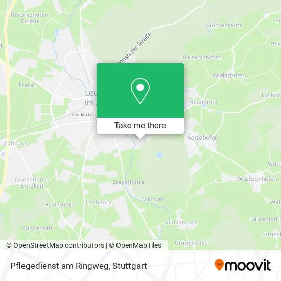 Карта Pflegedienst am Ringweg