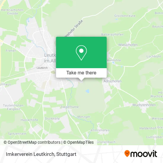 Карта Imkerverein Leutkirch