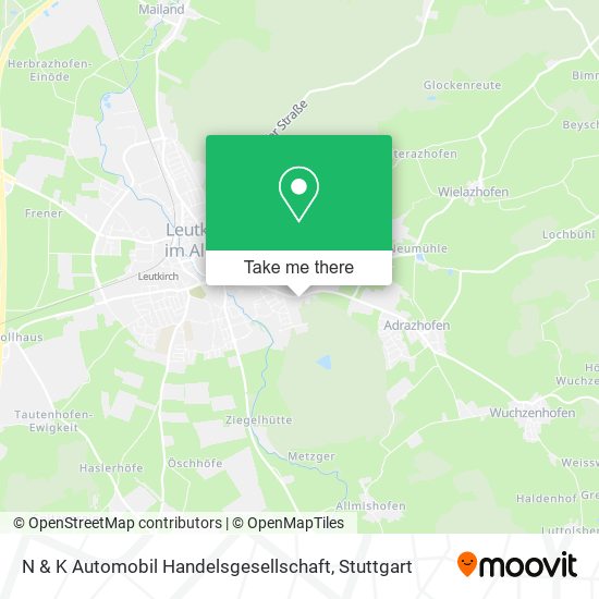 Карта N & K Automobil Handelsgesellschaft