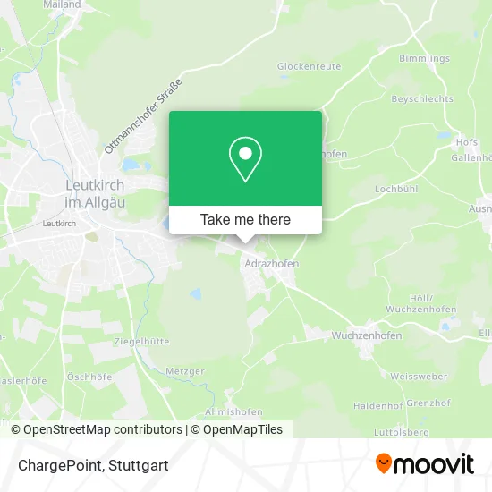 Карта ChargePoint