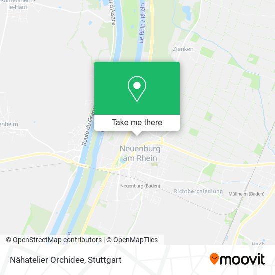 Nähatelier Orchidee map