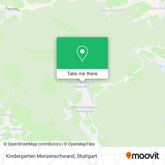 Kindergarten Menzenschwand map