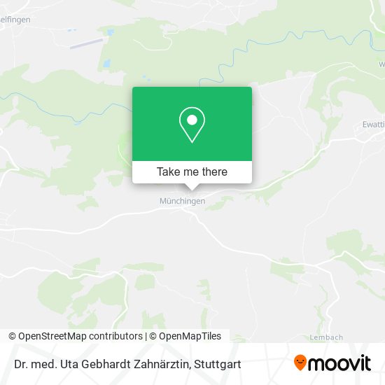 Dr. med. Uta Gebhardt Zahnärztin map