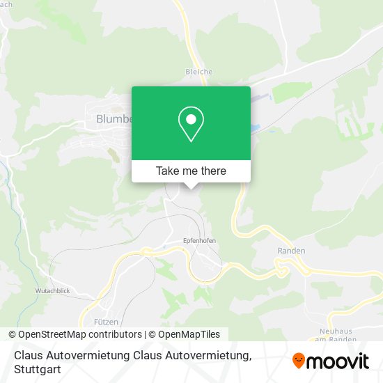 Claus Autovermietung Claus Autovermietung map