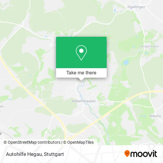 Карта Autohilfe Hegau