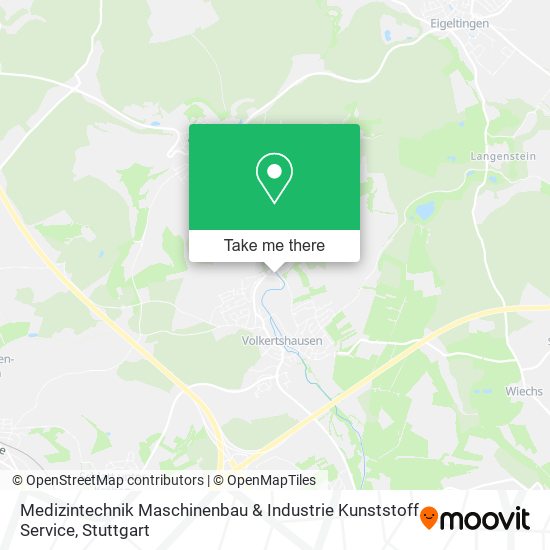 Medizintechnik Maschinenbau & Industrie Kunststoff Service map