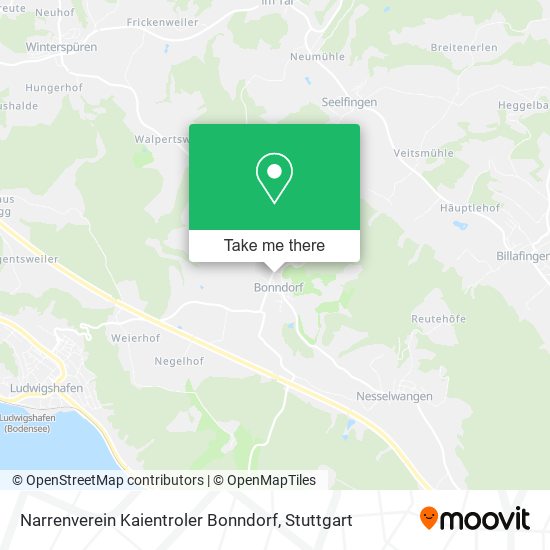 Narrenverein Kaientroler Bonndorf map