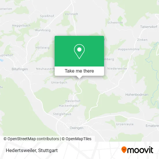 Карта Hedertsweiler