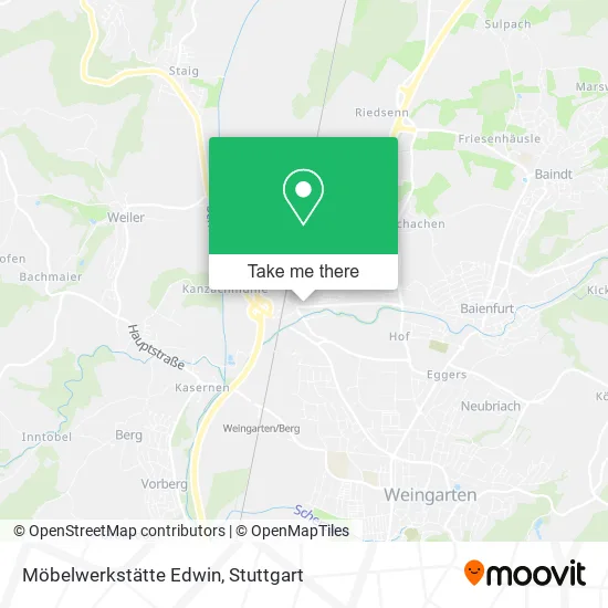 Карта Möbelwerkstätte Edwin