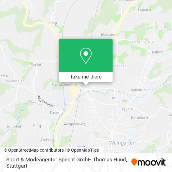 Sport & Modeagentur Specht GmbH Thomas Hund map