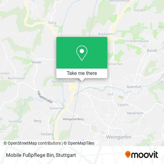 Mobile Fußpflege Bin map