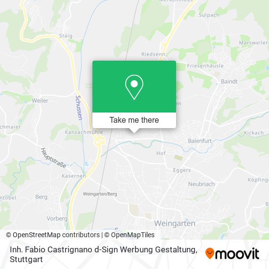 Inh. Fabio Castrignano d-Sign Werbung Gestaltung map