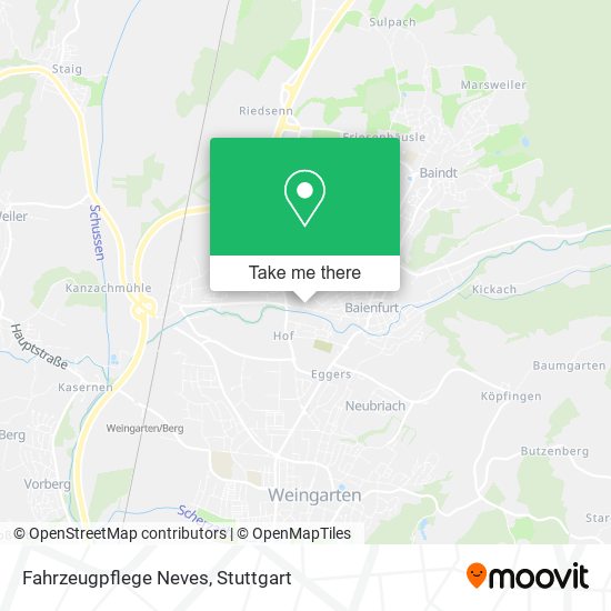 Fahrzeugpflege Neves map