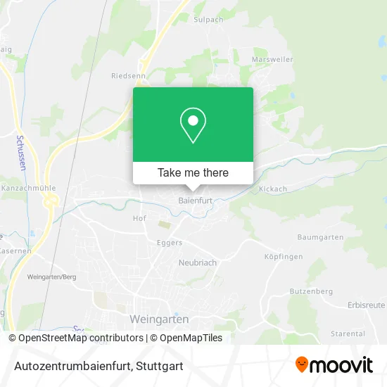 Карта Autozentrumbaienfurt