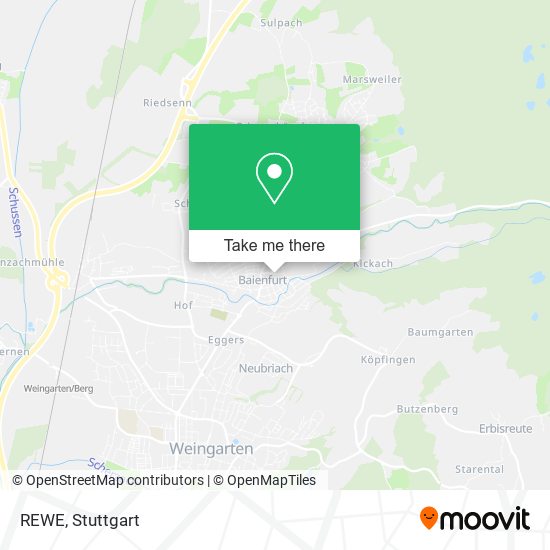 REWE map