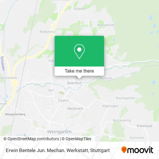 Карта Erwin Bentele Jun. Mechan. Werkstatt