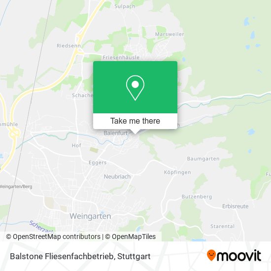 Balstone Fliesenfachbetrieb map