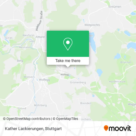 Карта Kather Lackierungen