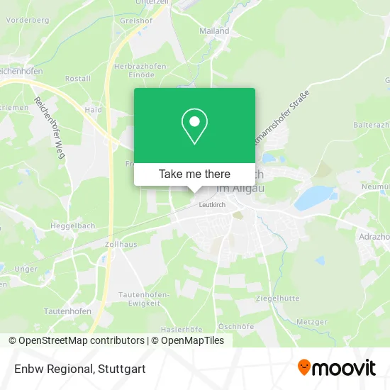 Карта Enbw Regional