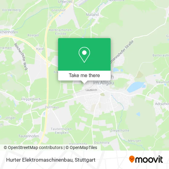 Карта Hurter Elektromaschinenbau