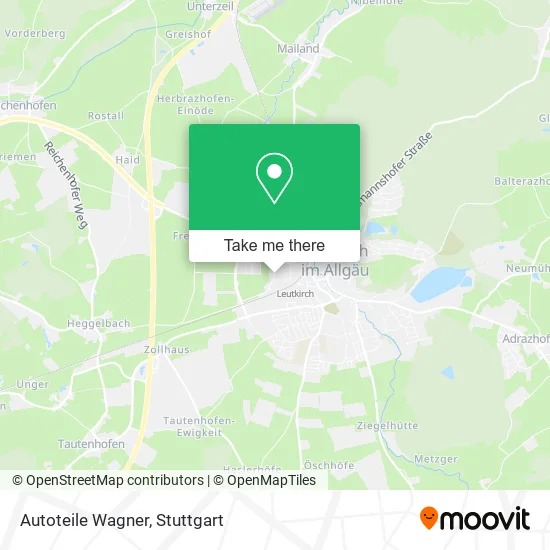 Карта Autoteile Wagner