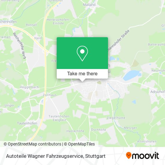 Карта Autoteile Wagner Fahrzeugservice