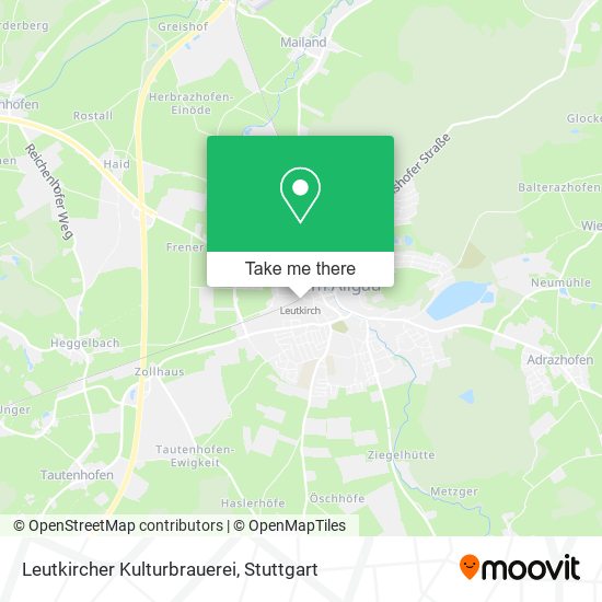 Leutkircher Kulturbrauerei map