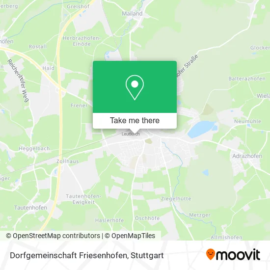 Карта Dorfgemeinschaft Friesenhofen