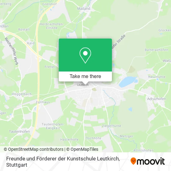 Карта Freunde und Förderer der Kunstschule Leutkirch