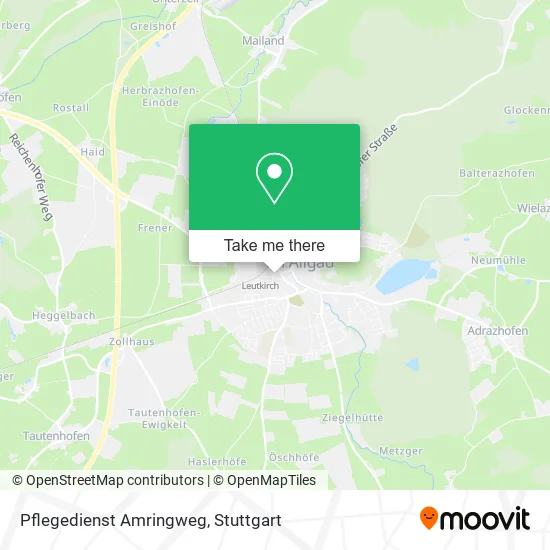 Карта Pflegedienst Amringweg