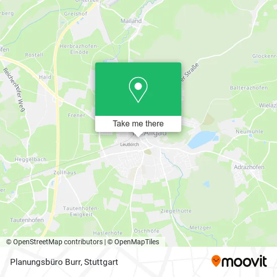 Карта Planungsbüro Burr