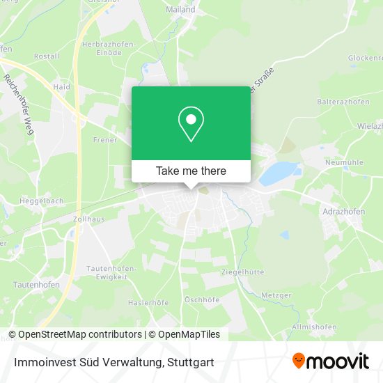 Immoinvest Süd Verwaltung map