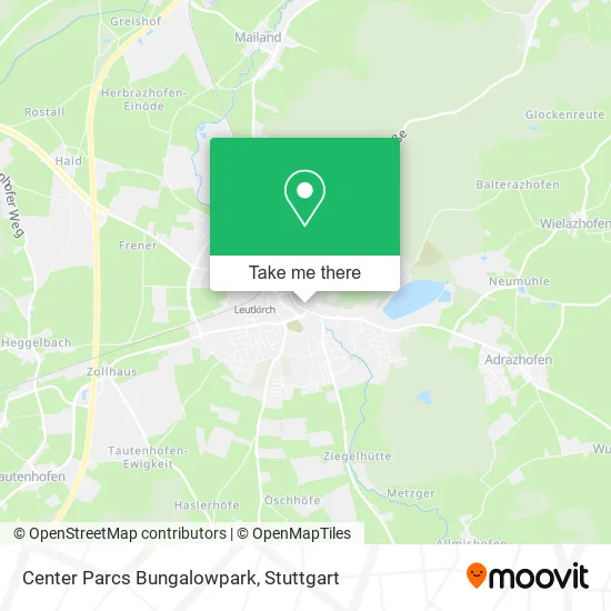 Карта Center Parcs Bungalowpark