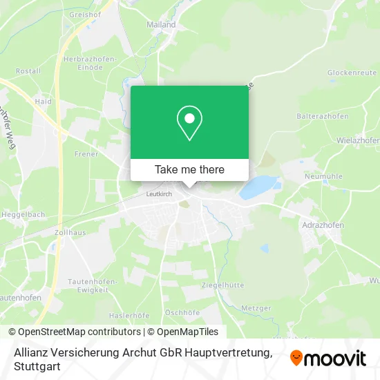 Карта Allianz Versicherung Archut GbR Hauptvertretung