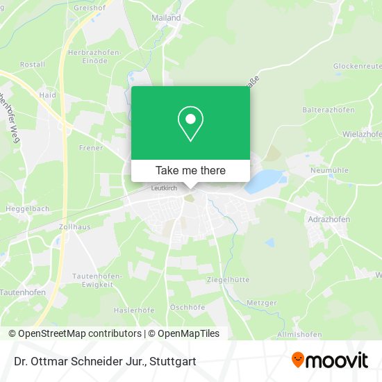 Dr. Ottmar Schneider Jur. map