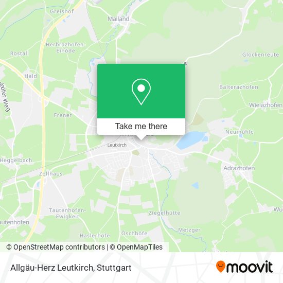 Allgäu-Herz Leutkirch map