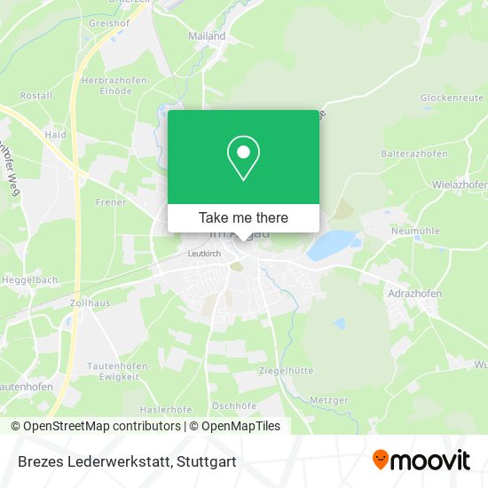 Brezes Lederwerkstatt map