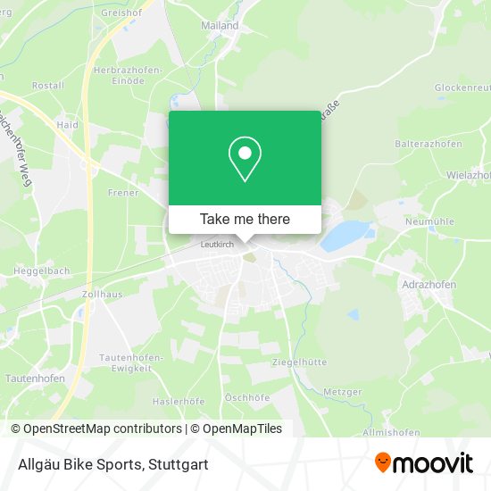 Allgäu Bike Sports map