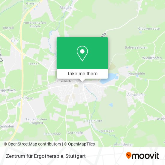 Карта Zentrum für Ergotherapie