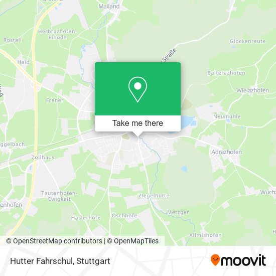 Карта Hutter Fahrschul