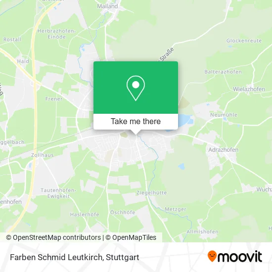 Карта Farben Schmid Leutkirch