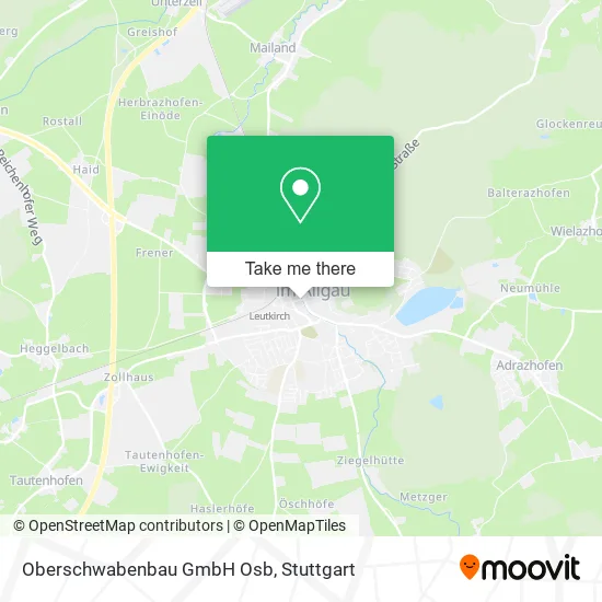 Карта Oberschwabenbau GmbH Osb
