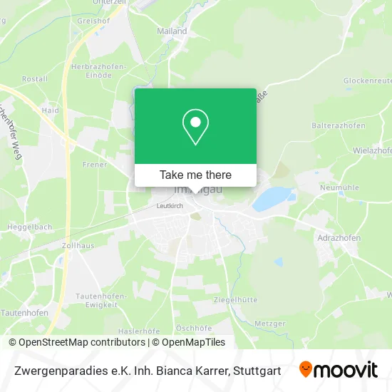 Карта Zwergenparadies e.K. Inh. Bianca Karrer