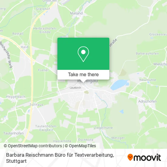 Карта Barbara Reischmann Büro für Textverarbeitung