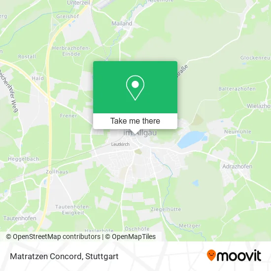 Карта Matratzen Concord