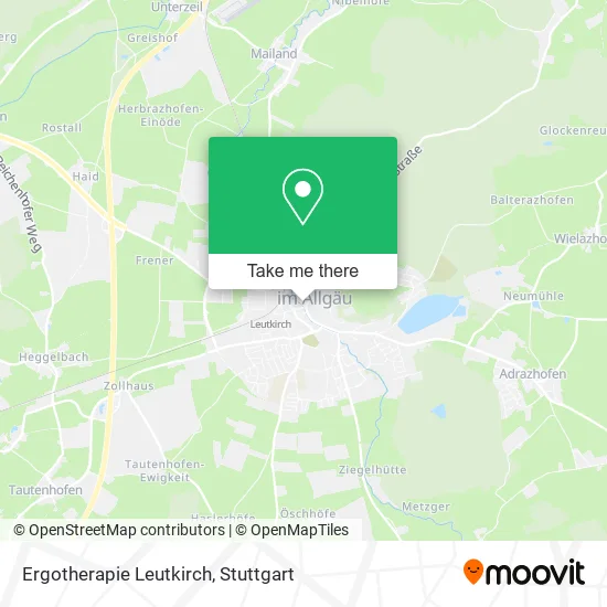 Карта Ergotherapie Leutkirch