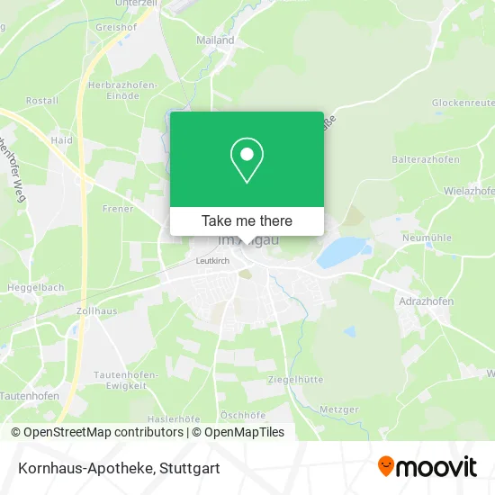 Карта Kornhaus-Apotheke